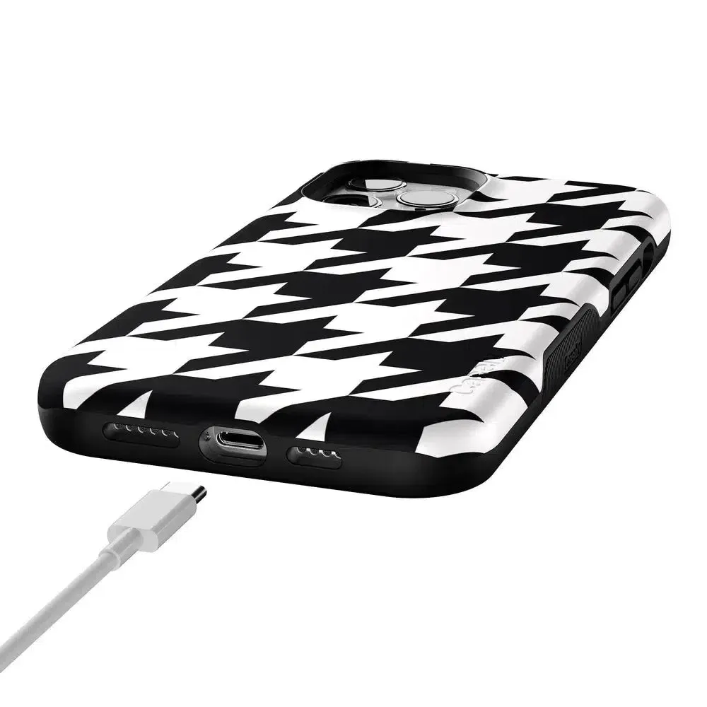 Flash Sale! Houndstooth | High Contrast Design Case  Today Only!