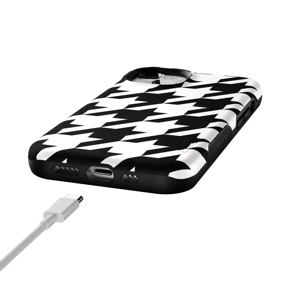 Flash Sale! Houndstooth | High Contrast Design Case  Today Only!