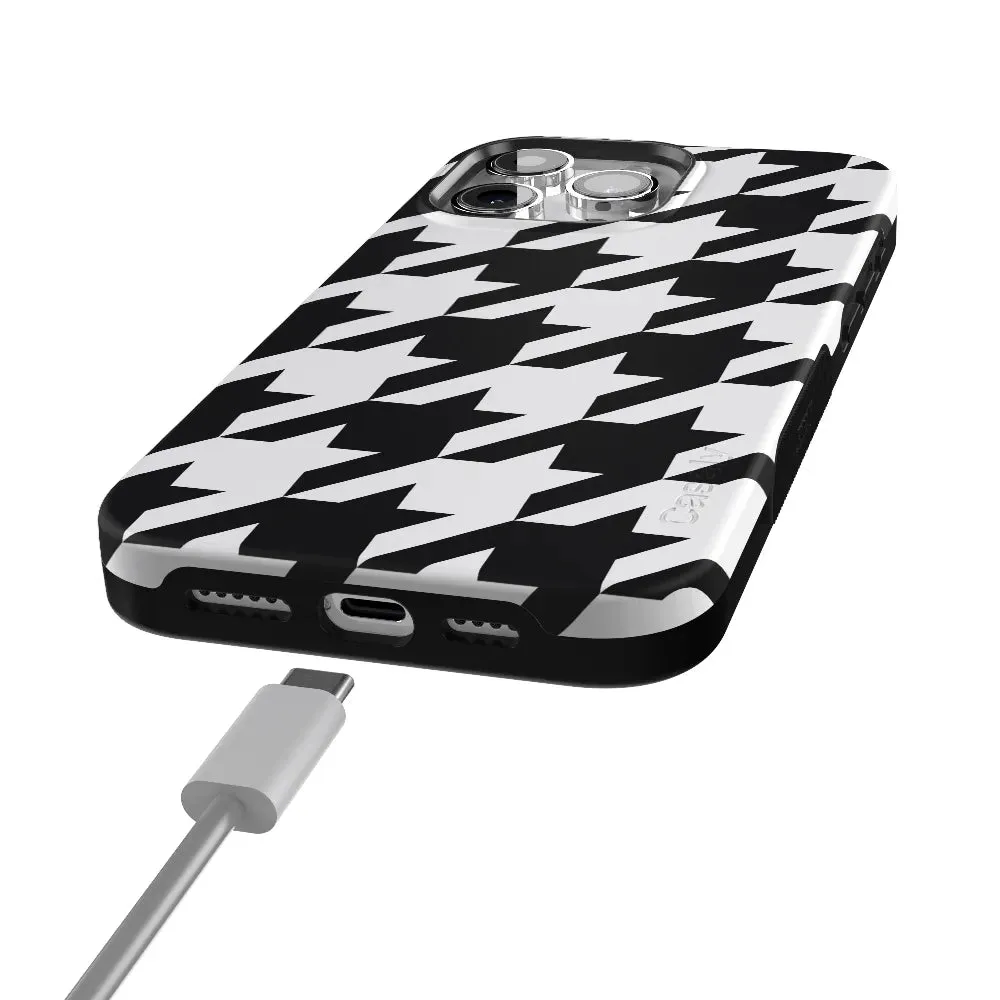Flash Sale! Houndstooth | High Contrast Design Case  Today Only!