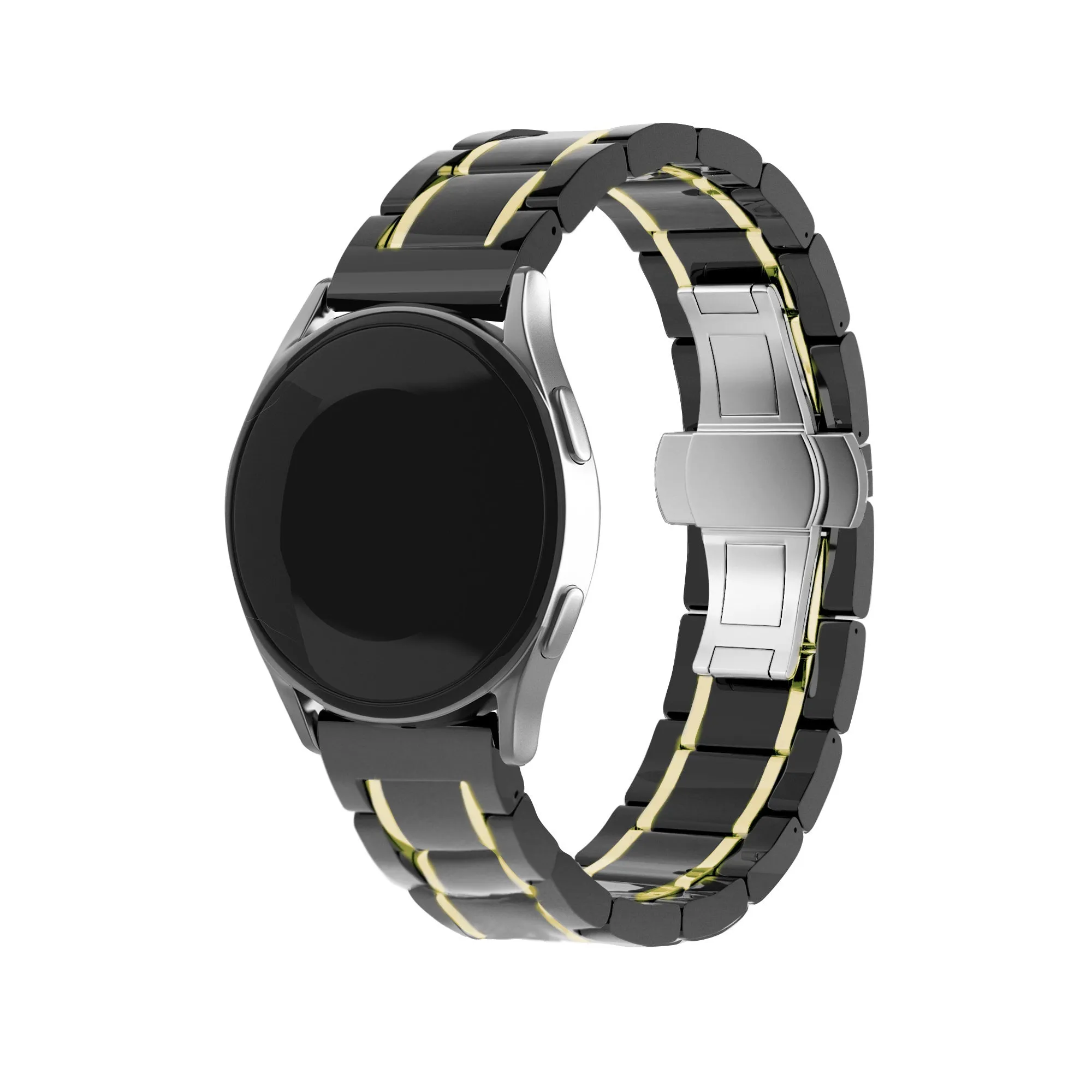 Flash Sale Huawei Watch 3 (Pro) Ceramic/Steel Strap (Black/Gold)  Limited Release!