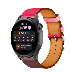 Flash Sale Huawei Watch 3 (Pro) Leather Strap (Pink/Red Brown)  Dont Miss Out!