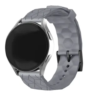 Flash Sale! Huawei Watch 3 (Pro) Silicone Strap Hexagons (Grey)  Stylish & Comfortable