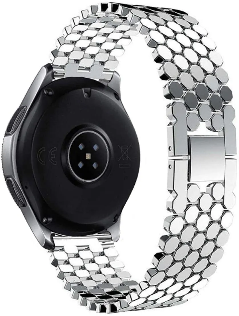 Flash Sale Huawei Watch 3 (Pro) Steel Strap Hexagons (Silver)  Last Few Pieces!