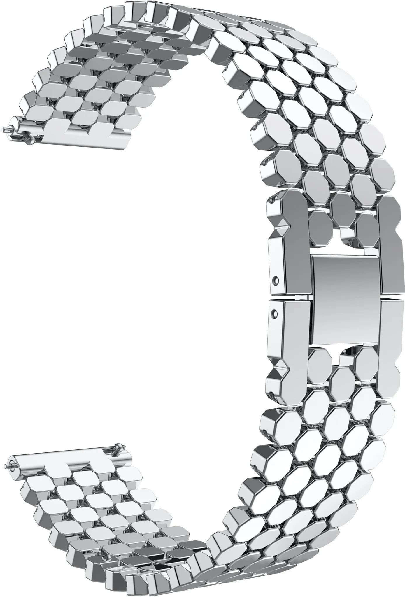 Flash Sale Huawei Watch 3 (Pro) Steel Strap Hexagons (Silver)  Last Few Pieces!