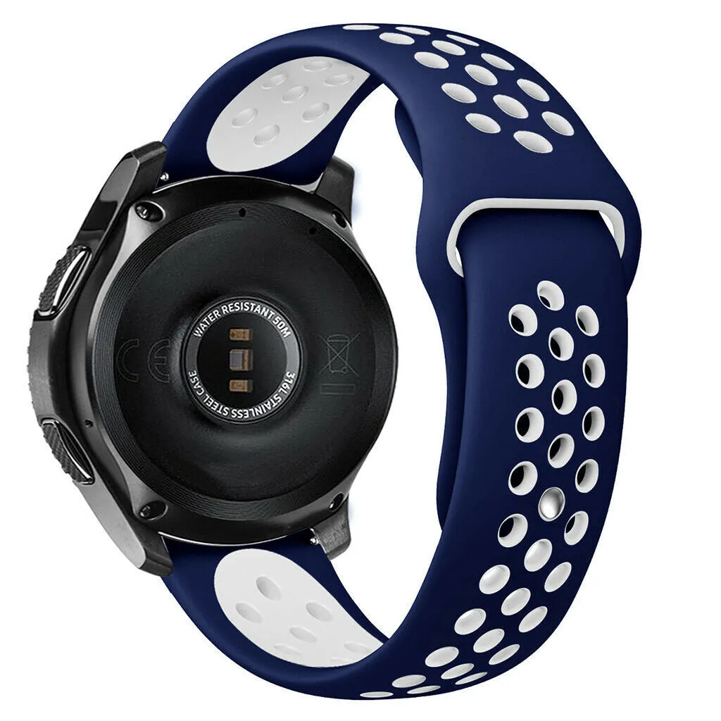 Flash Sale! Huawei Watch 3/3 Pro Sport Strap (Blue/White)  Limited Availability!