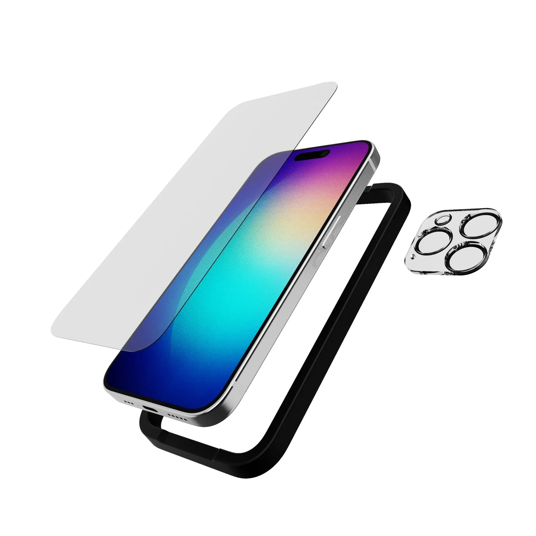 Flash Sale! Impact Glass - Apple iPhone 15 Pro Screen Protector with Camera Protector  Almost Gone!