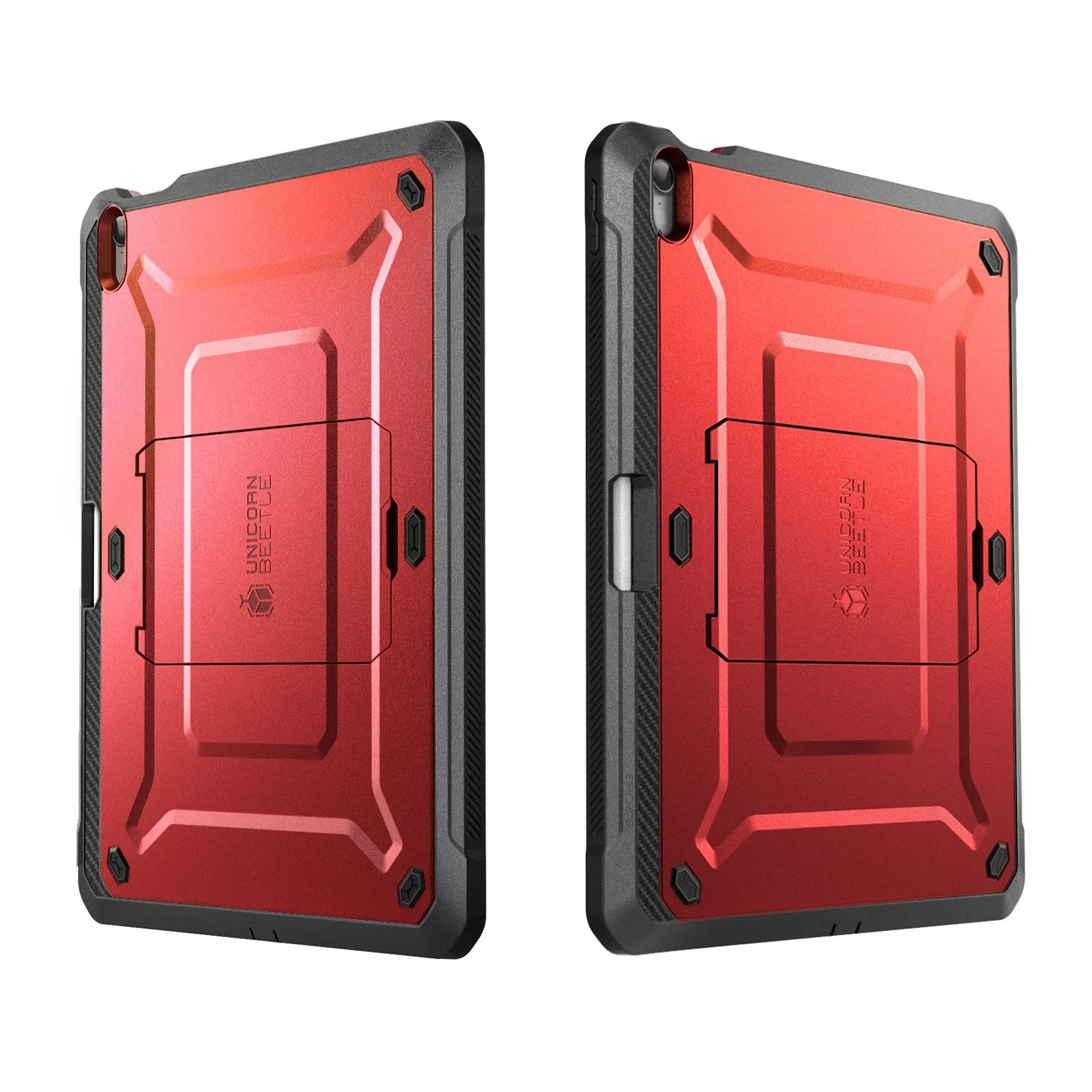 Flash Sale iPad 10.9" 2022 Unicorn Beetle PRO Rugged Kickstand Case-Metallic Red  Almost Gone!