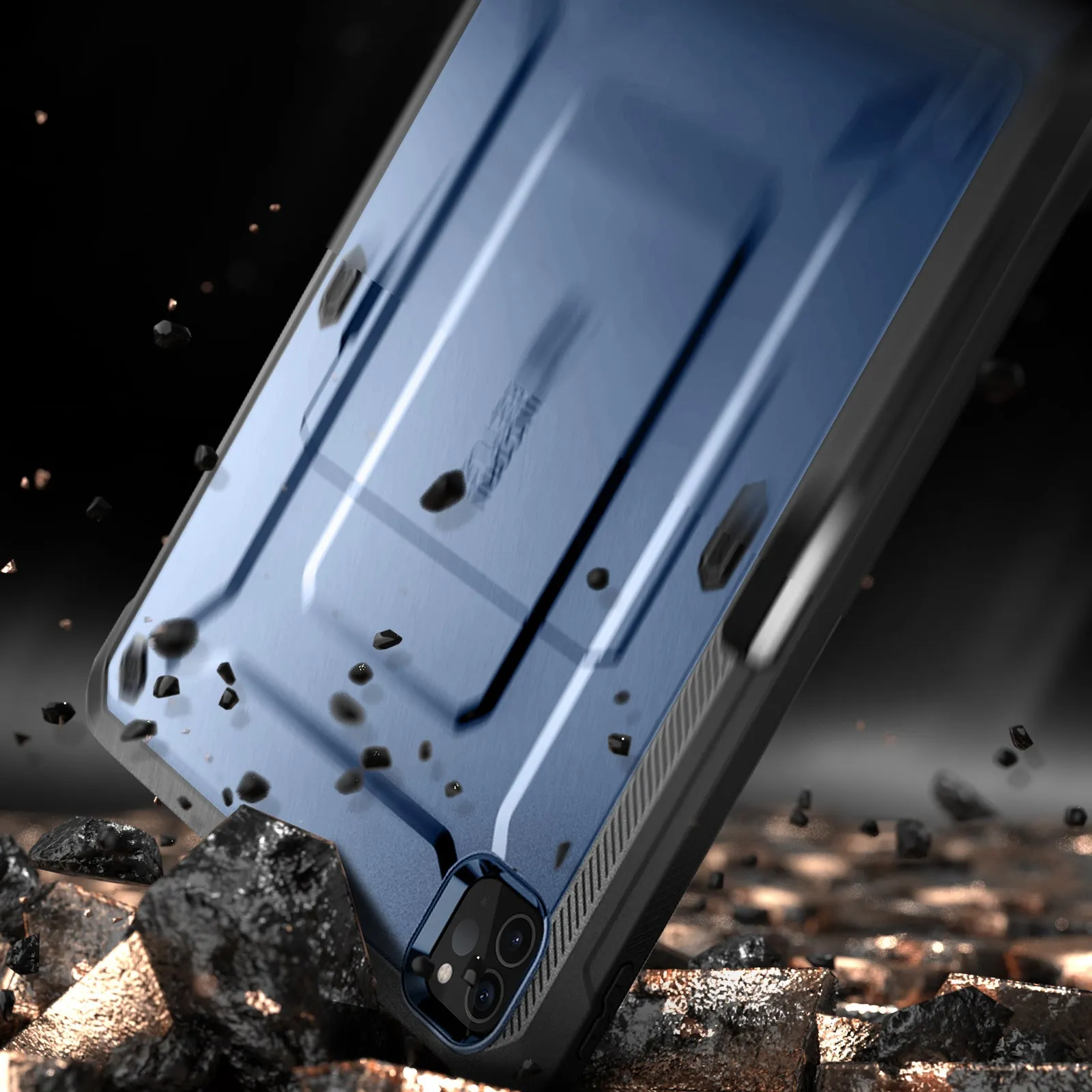 Flash Sale! iPad Pro 12.9 Inch (2021) Unicorn Beetle Pro Rugged Case-Metallic Blue  Last Few Pieces!