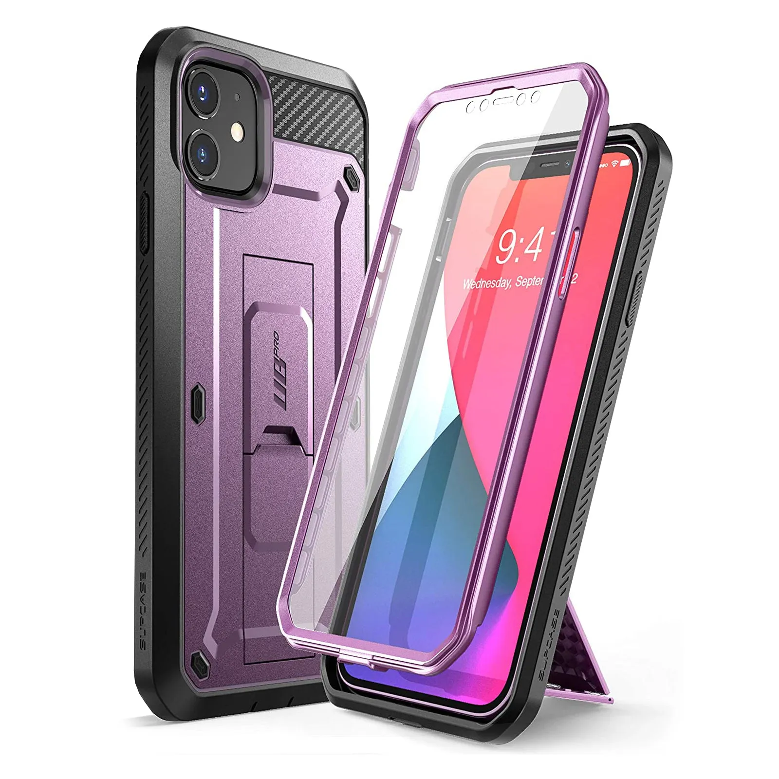 Flash Sale! iPhone 12 mini 5.4 inch Unicorn Beetle Pro Rugged Case-Metallic Purple  Limited Release!
