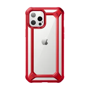 Flash Sale! iPhone 12 Pro 6.1 inch Unicorn Beetle Exo Clear Case-Red  Last Chance!