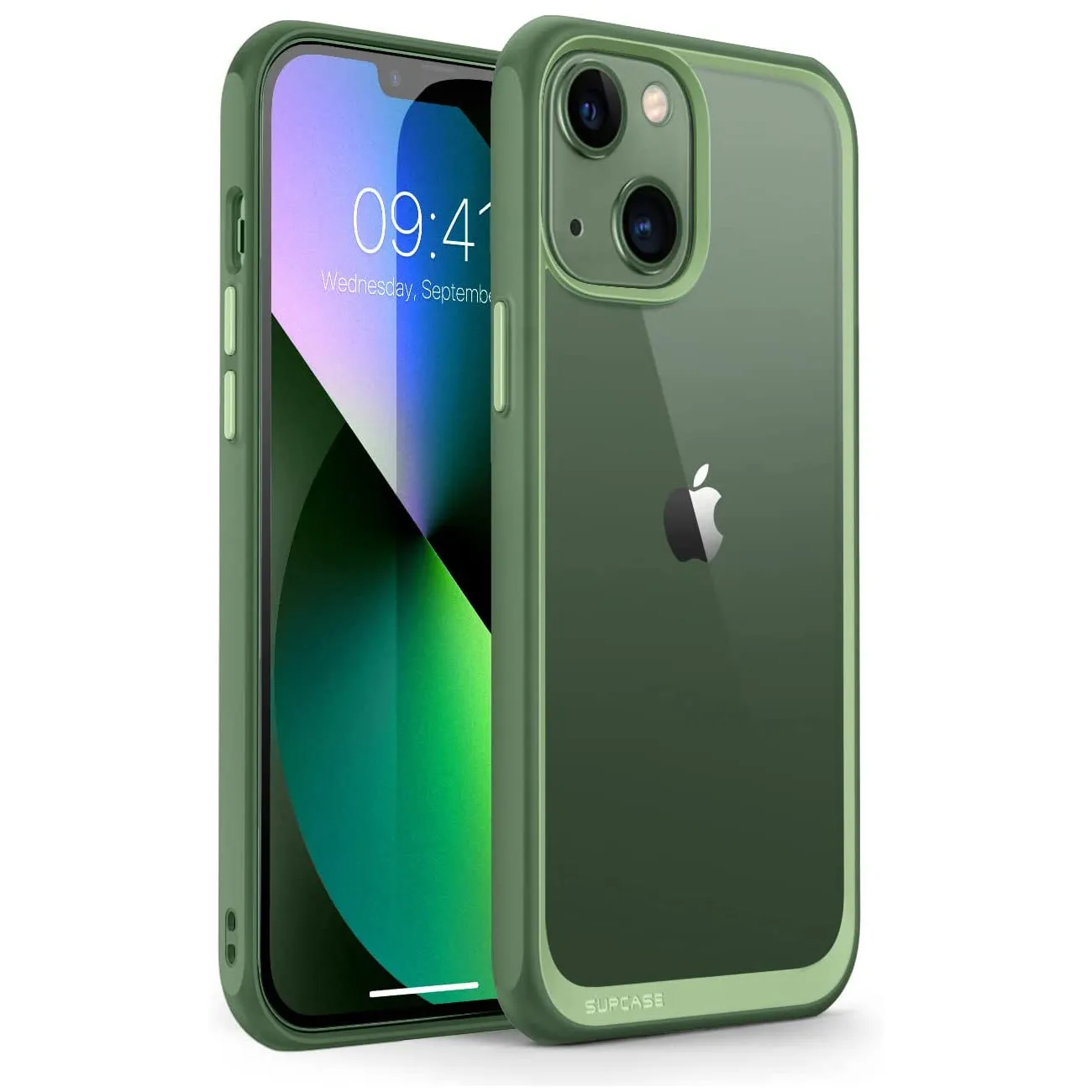 Flash Sale! iPhone 13 6.1 inch Unicorn Beetle Style Slim Clear Case-Green  Almost Gone!