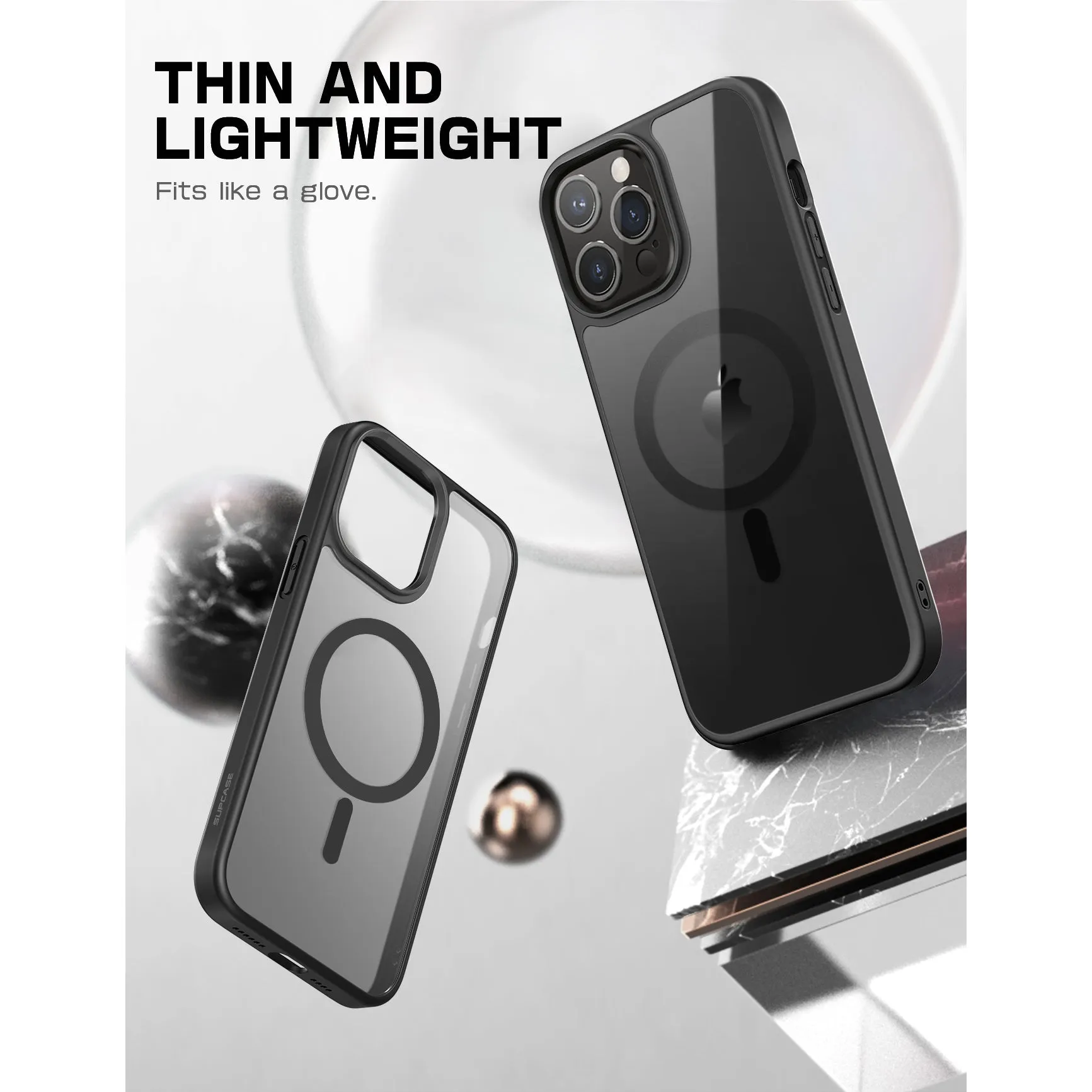 Flash Sale iPhone 13 Pro Max 6.7 inch Unicorn Beetle MAG Slim Clear MagSafe Case-Smoke  Last Few Pieces!