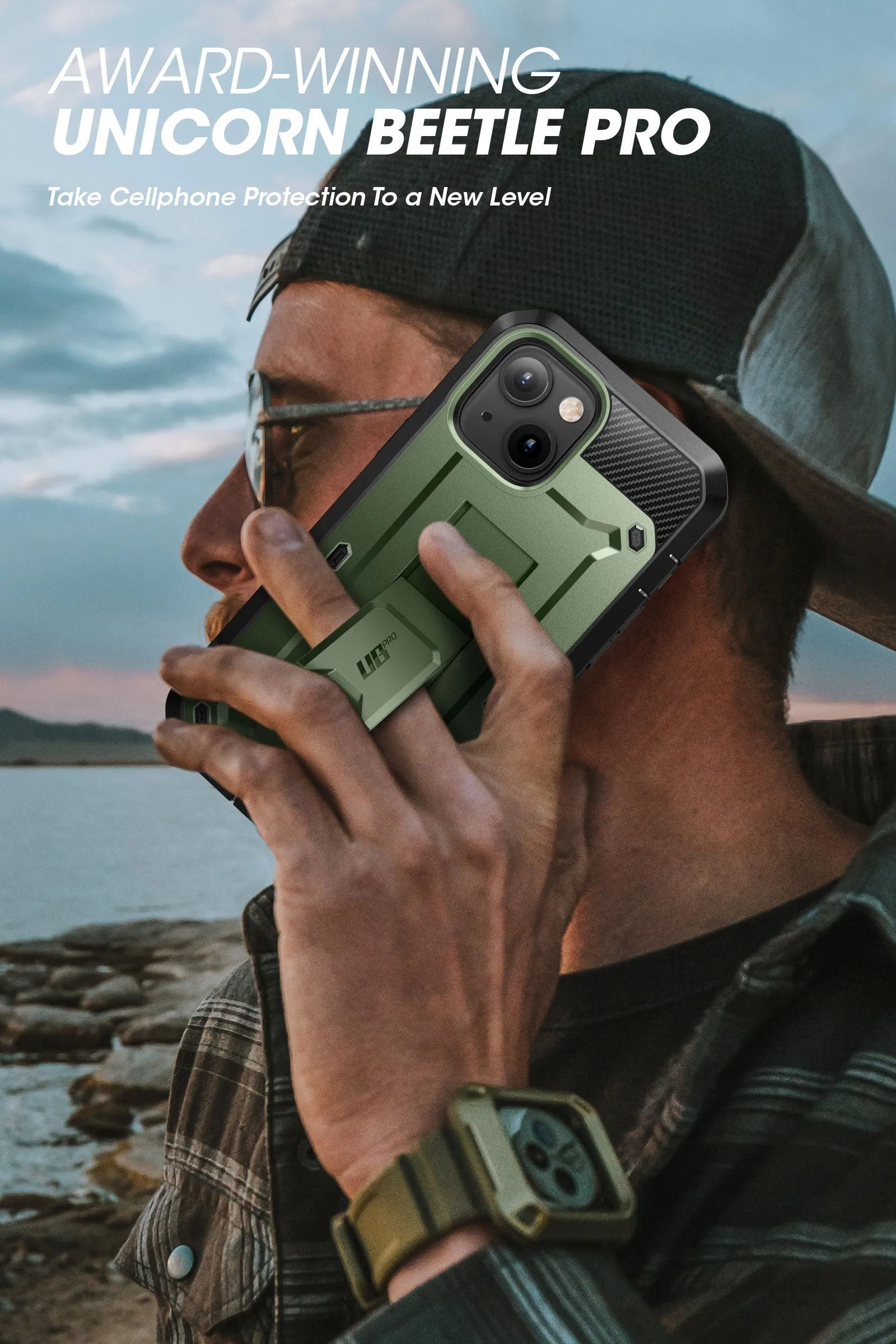 Flash Sale! iPhone 14 Plus 6.7 inch Unicorn Beetle PRO Rugged Case-Dark Green  Last Few Pieces!