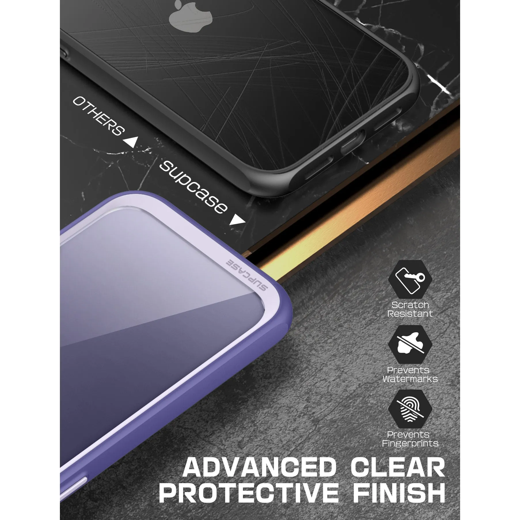 Flash Sale! iPhone 14 Plus 6.7 inch Unicorn Beetle Style Slim Clear Case-Deep Purple  Almost Gone!