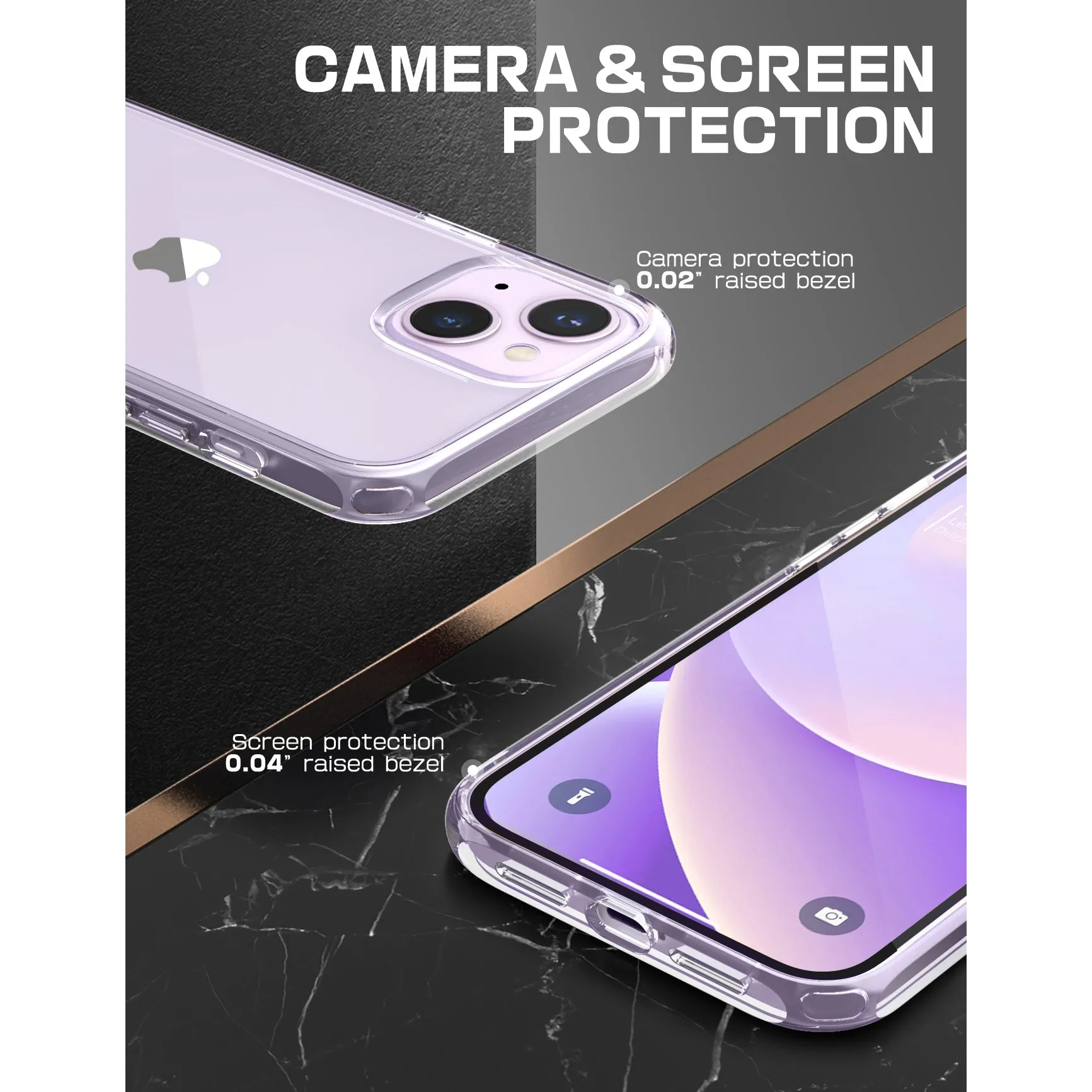 Flash Sale! iPhone 14 Plus 6.7 inch Unicorn Beetle Style Slim Clear Case-Deep Purple  Almost Gone!