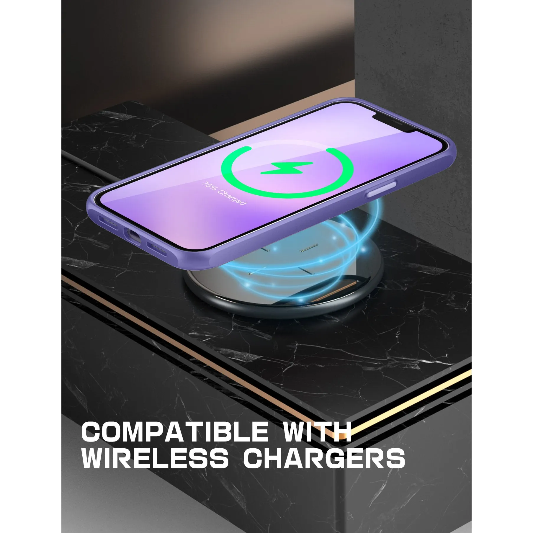 Flash Sale! iPhone 14 Plus 6.7 inch Unicorn Beetle Style Slim Clear Case-Deep Purple  Almost Gone!