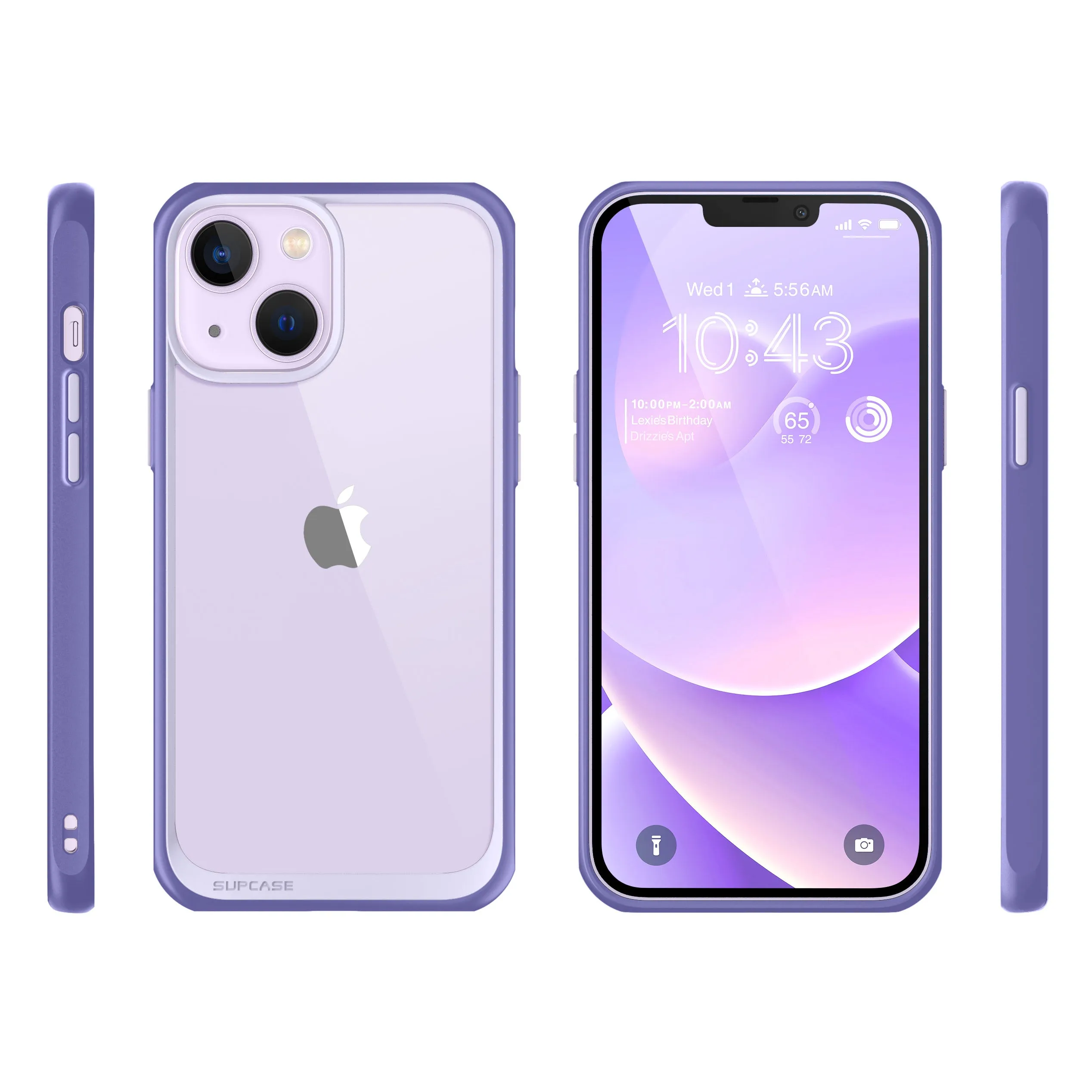 Flash Sale! iPhone 14 Plus 6.7 inch Unicorn Beetle Style Slim Clear Case-Deep Purple  Almost Gone!