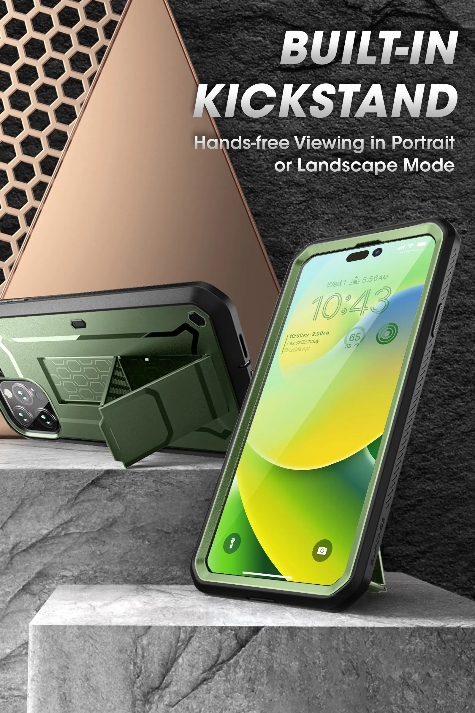 Flash Sale! iPhone 14 Pro Max 6.7 inch Unicorn Beetle PRO Rugged Case-Dark Green  Limited Release!