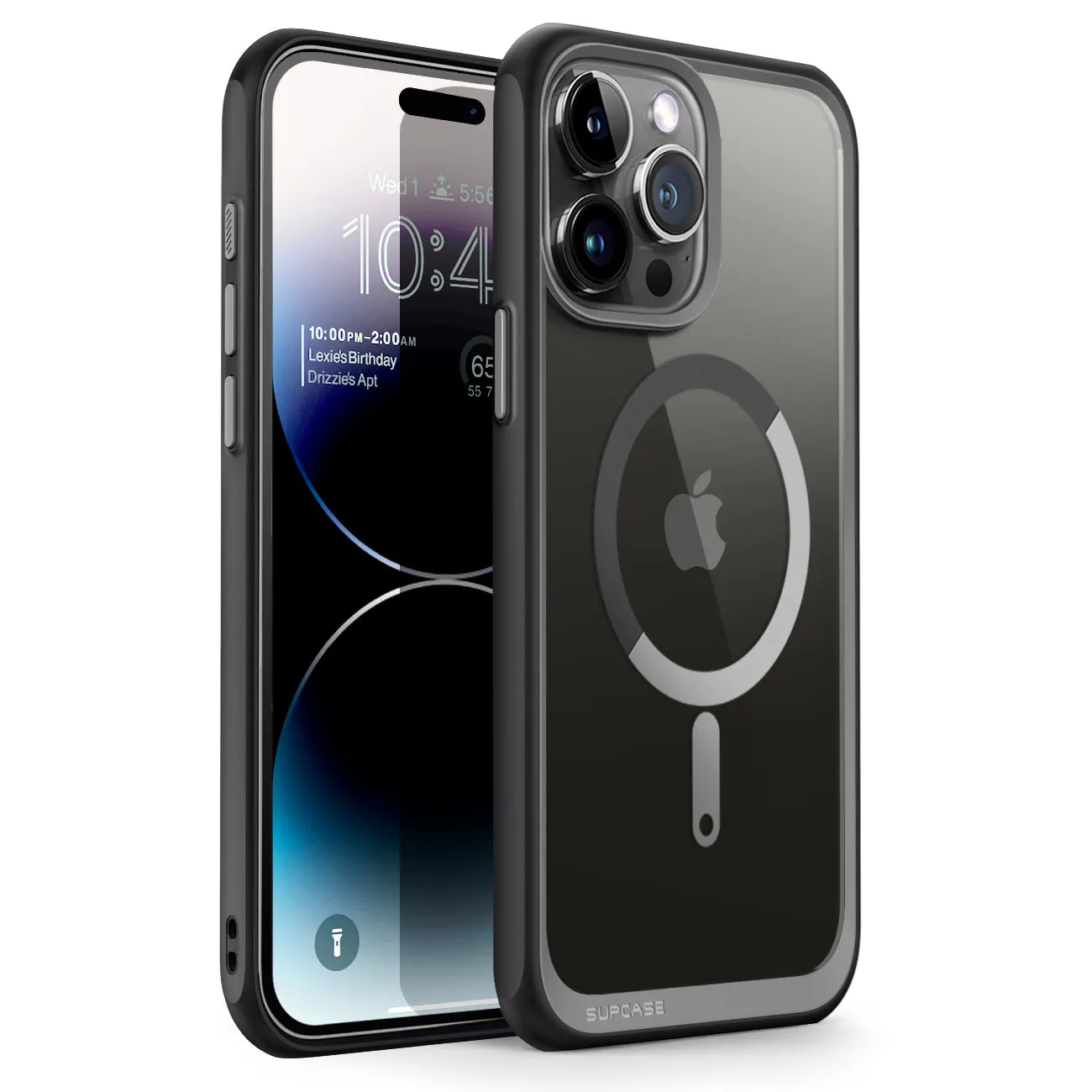Flash Sale iPhone 15 Pro Max 6.7 inch Unicorn Beetle MAG Slim Clear MagSafe Case-Black  Limited Release!