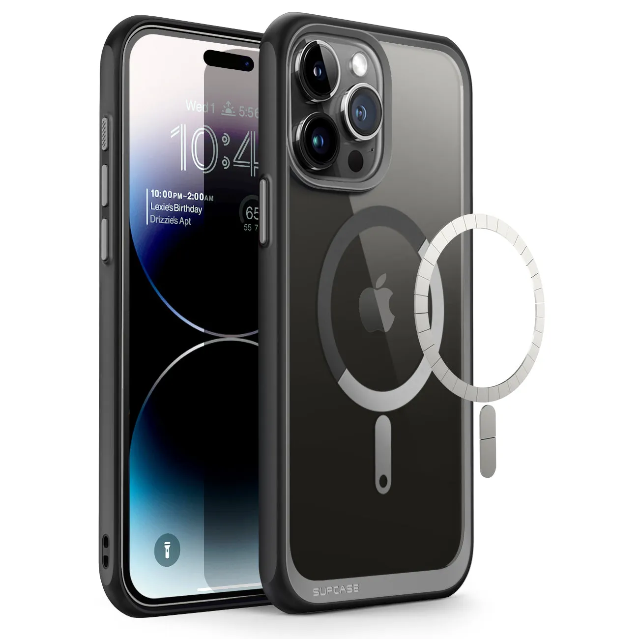Flash Sale iPhone 15 Pro Max 6.7 inch Unicorn Beetle MAG Slim Clear MagSafe Case-Black  Limited Release!