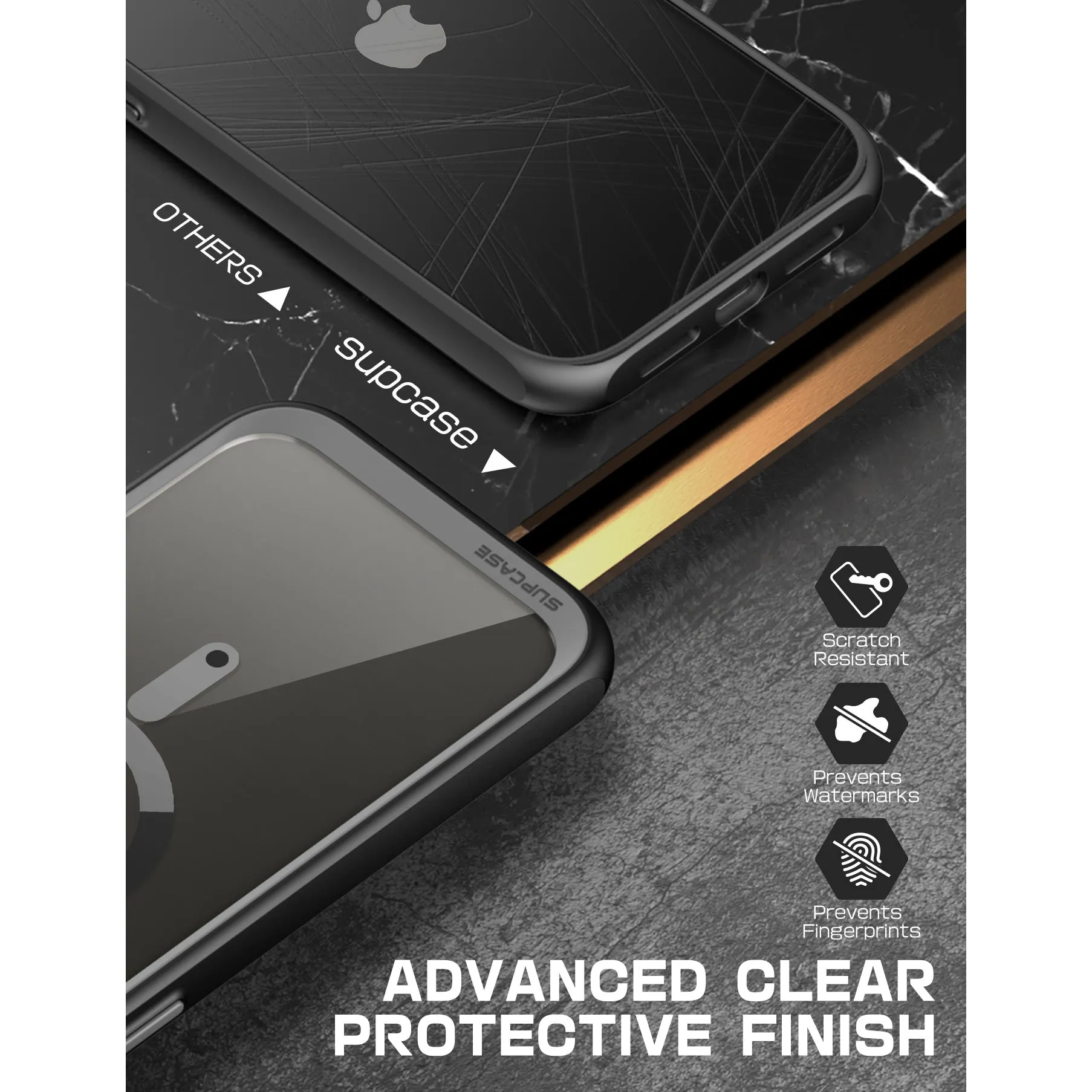 Flash Sale iPhone 15 Pro Max 6.7 inch Unicorn Beetle MAG Slim Clear MagSafe Case-Black  Limited Release!