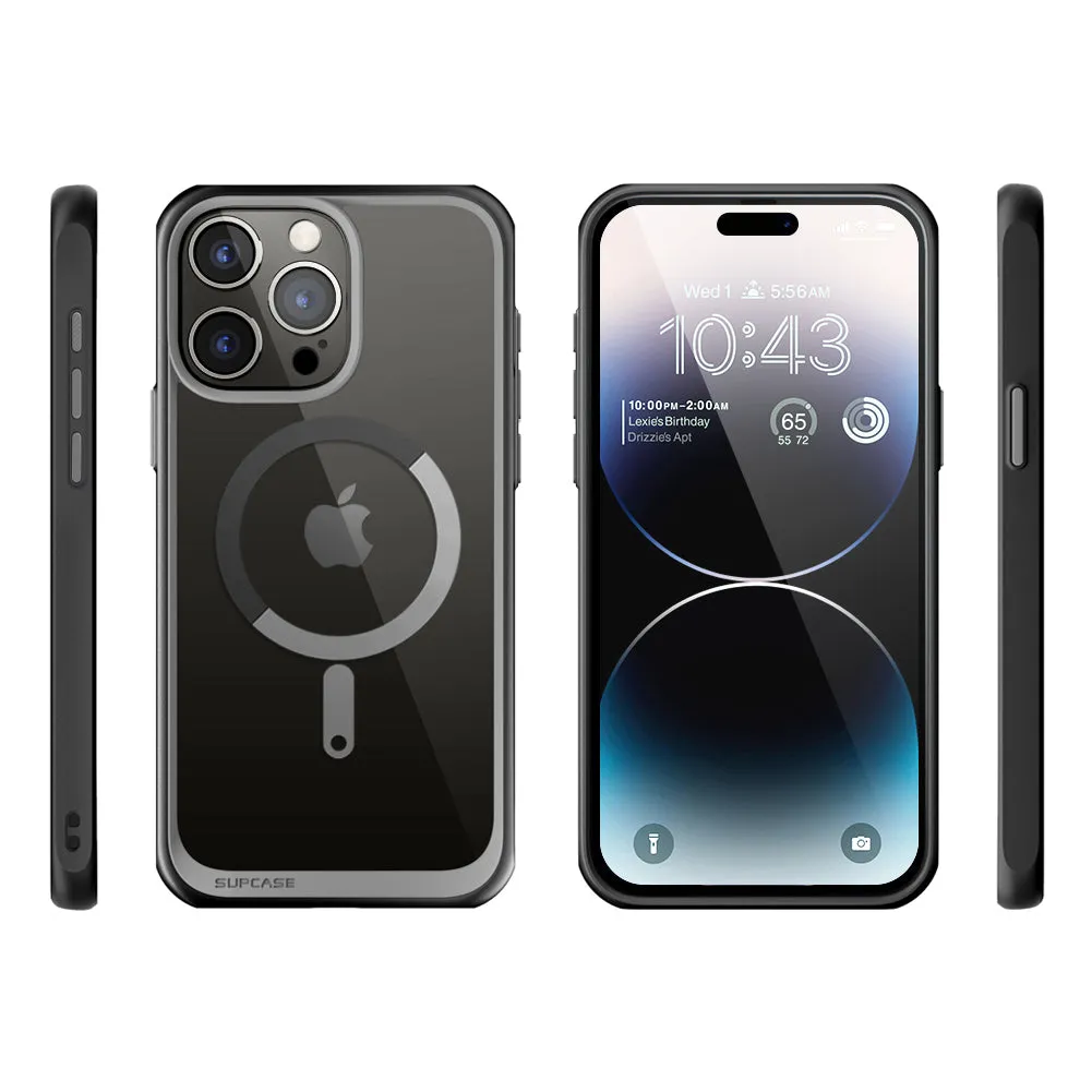 Flash Sale iPhone 15 Pro Max 6.7 inch Unicorn Beetle MAG Slim Clear MagSafe Case-Black  Limited Release!