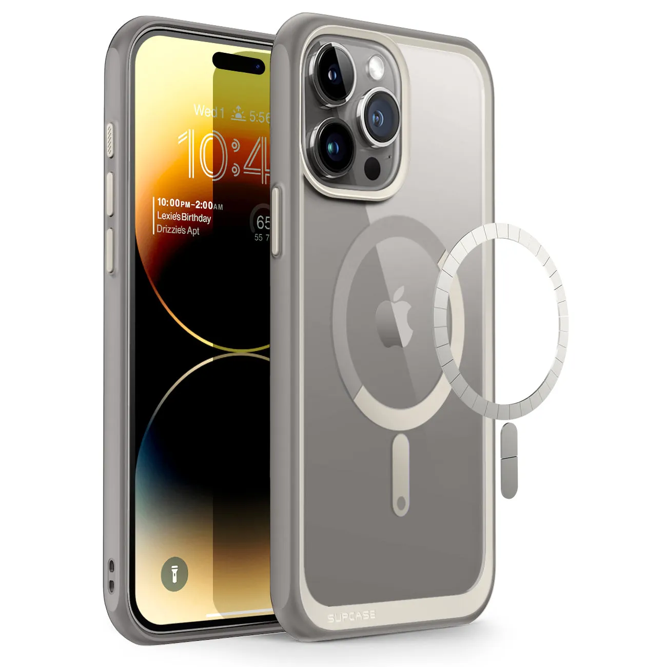 Flash Sale iPhone 15 Pro Max 6.7 inch Unicorn Beetle MAG Slim Clear MagSafe Case-Gray  Last Few Pieces!