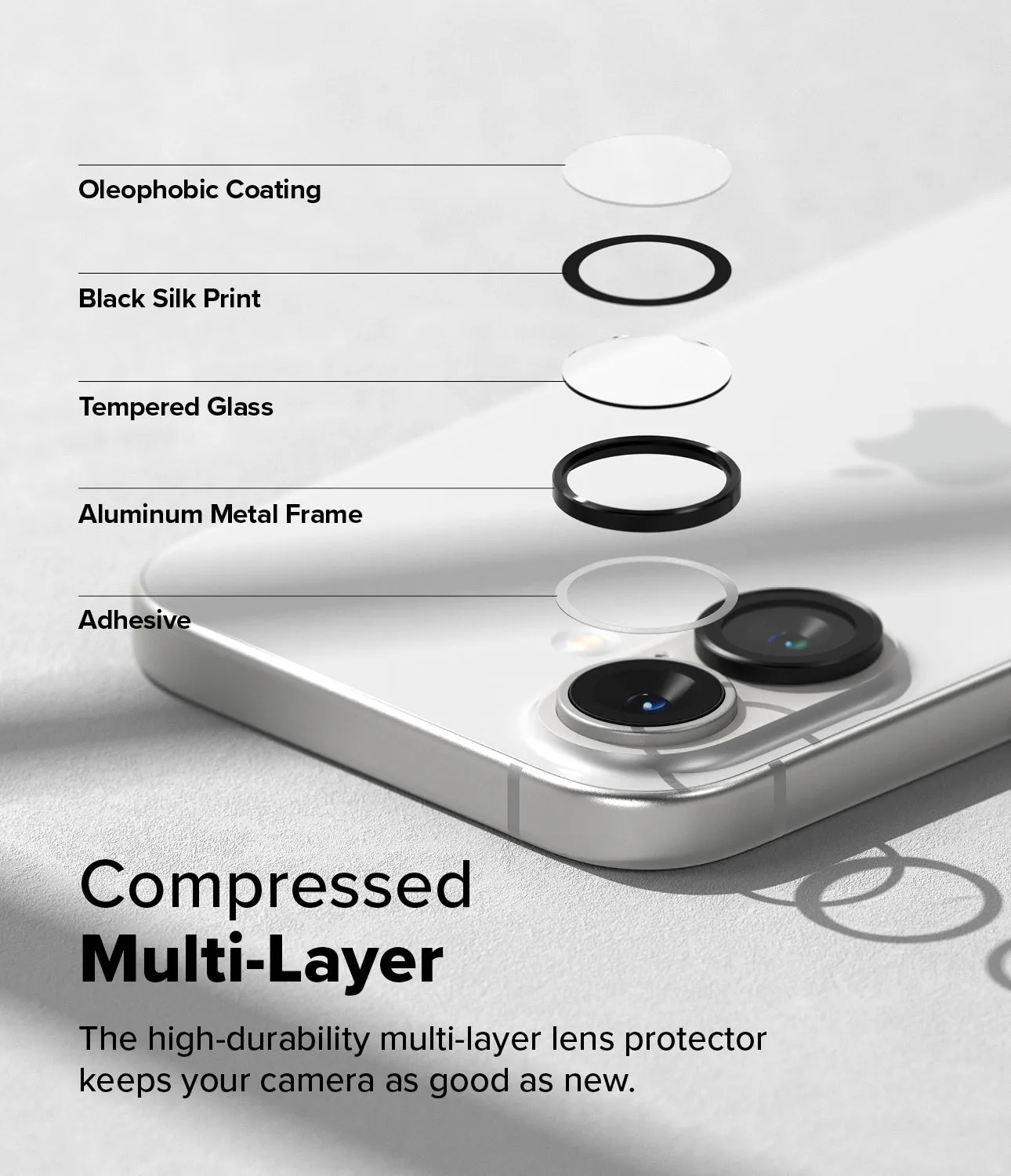 Flash Sale! iPhone 16 Plus / 16 | Camera Lens Frame Glass  Almost Sold Out!