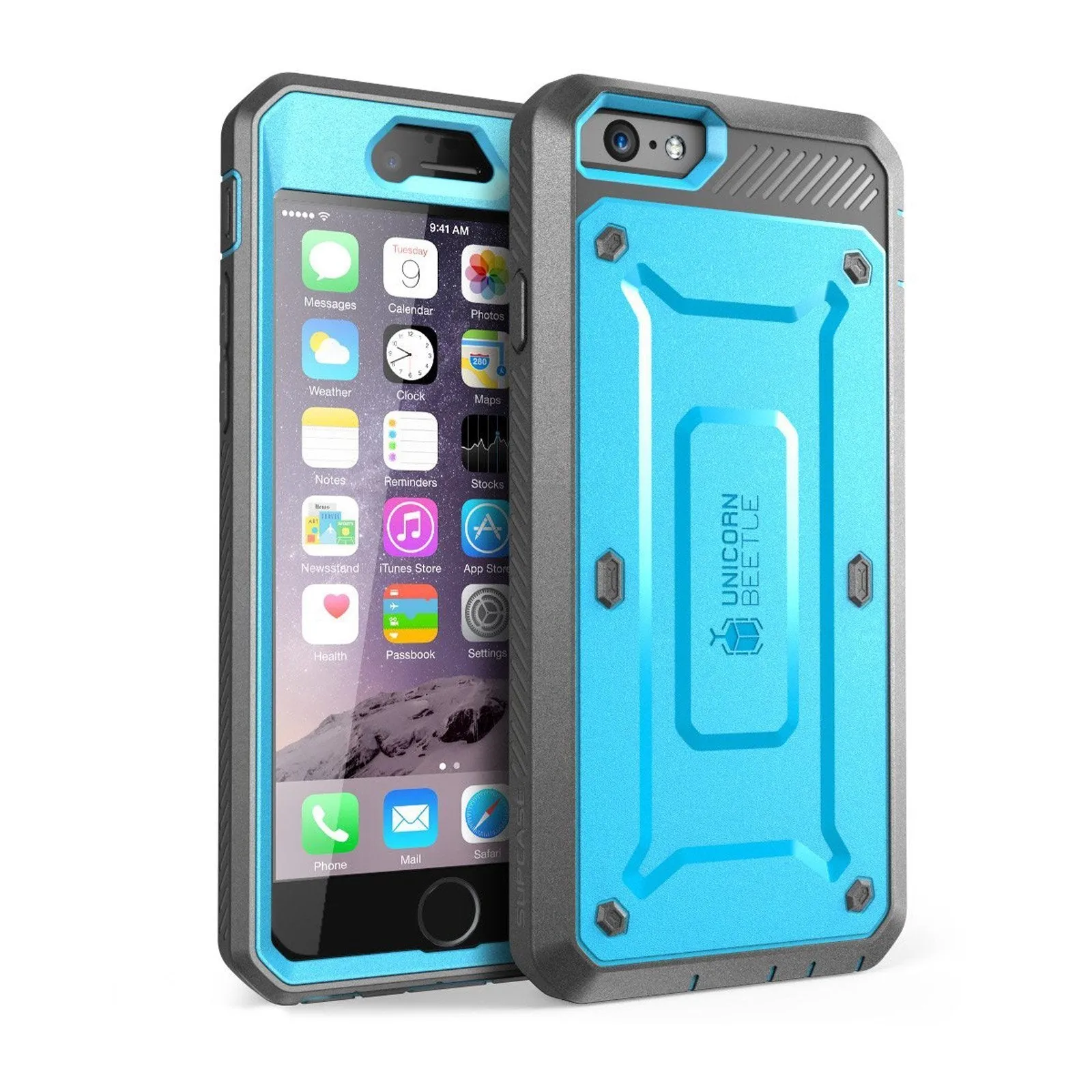Flash Sale! iPhone 6 / 6S Unicorn Beetle Pro Full Body Rugged Holster Case with Screen Protector-Blue  Stylish & Comfortable