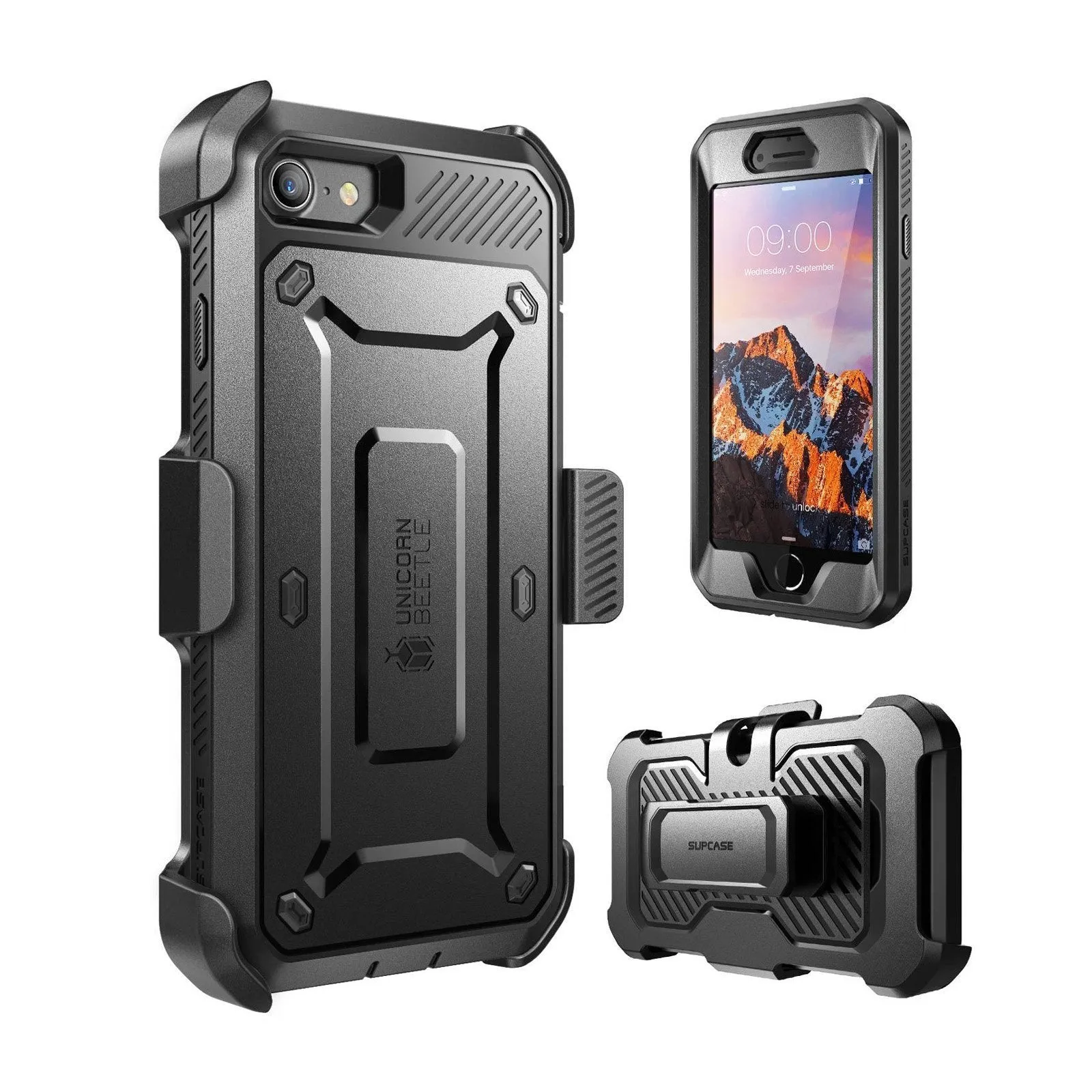 Flash Sale iPhone 7 Unicorn Beetle Pro Holster Case-Black  Going Fast!