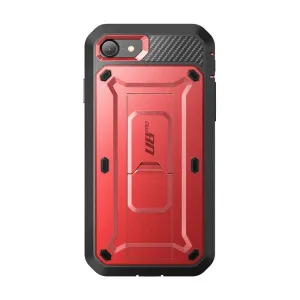 Flash Sale! iPhone SE Unicorn Beetle Pro Full-Body Case with Kickstand-Metallic Red  Almost Gone!
