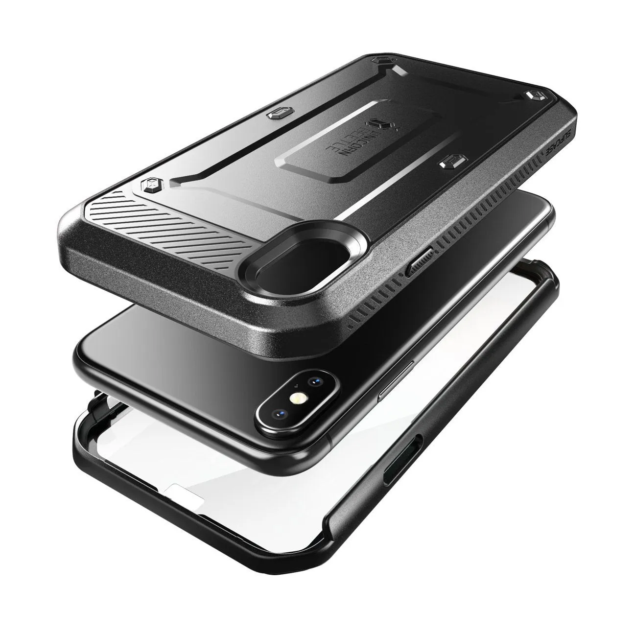 Flash Sale! iPhone X / XS Unicorn Beetle Pro Rugged Holster Case-Black  Today Only!