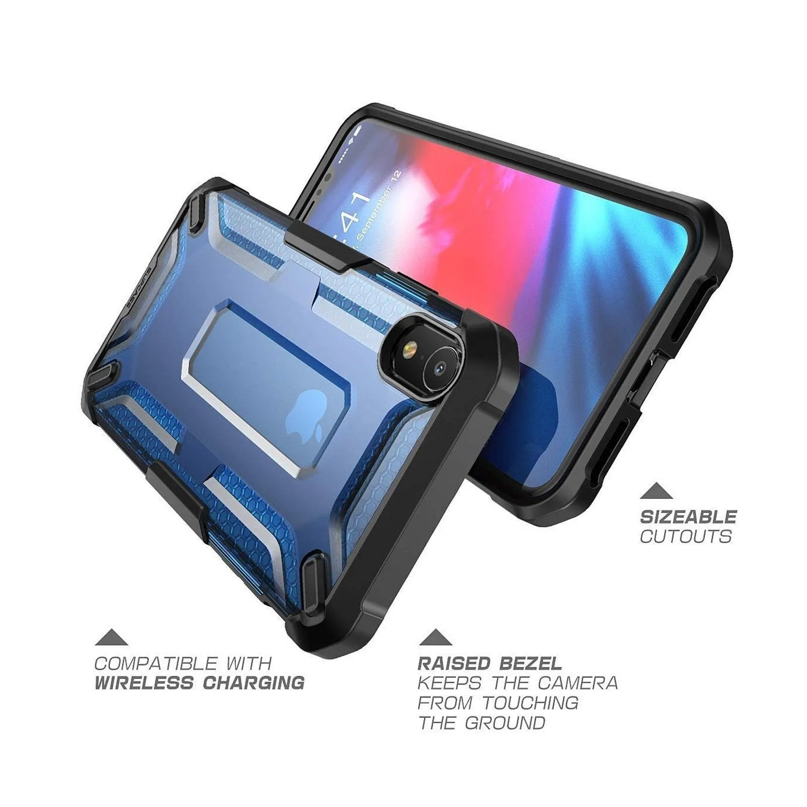 Flash Sale! iPhone XR Unicorn Beetle Hybrid Bumper Case-Blue  Ends Soon!