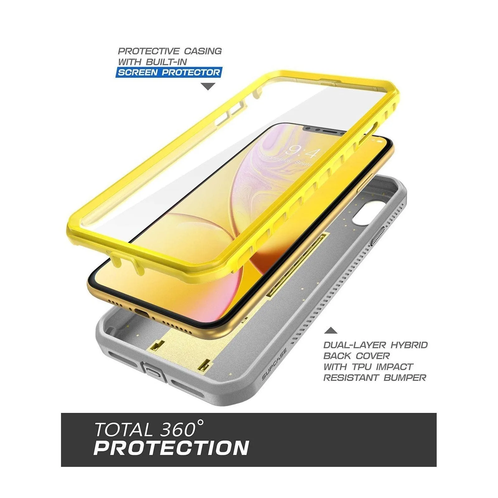 Flash Sale iPhone XR Unicorn Beetle Pro Full-Body Holster Case-Yellow  Last Few Pieces!