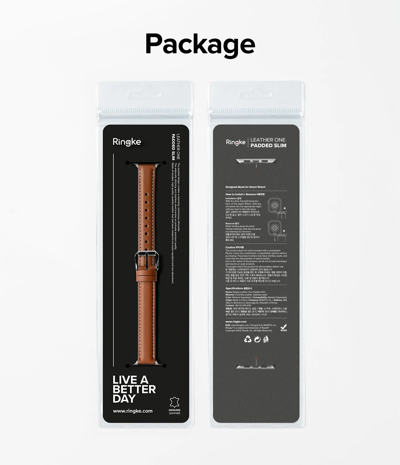 Flash Sale! Leather One Padded Slim  Last Chance!