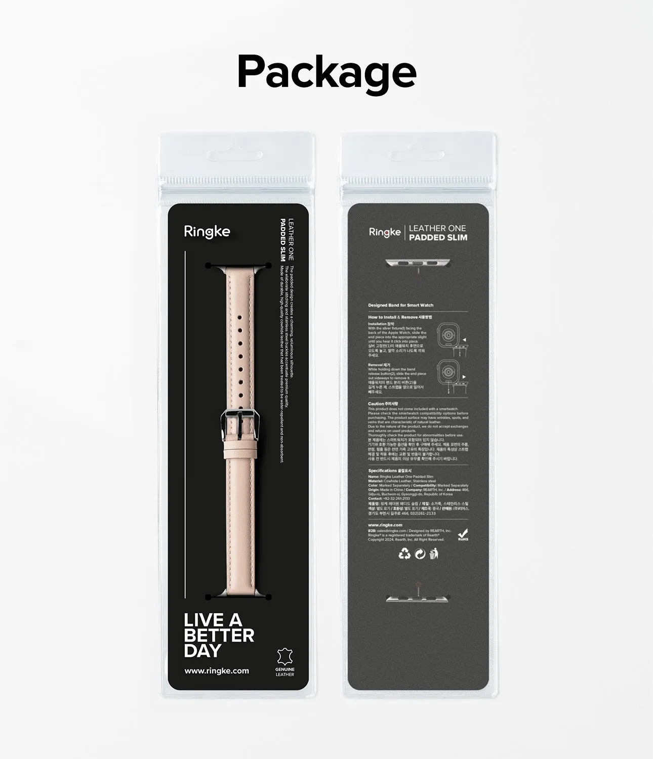 Flash Sale! Leather One Padded Slim  Last Chance!