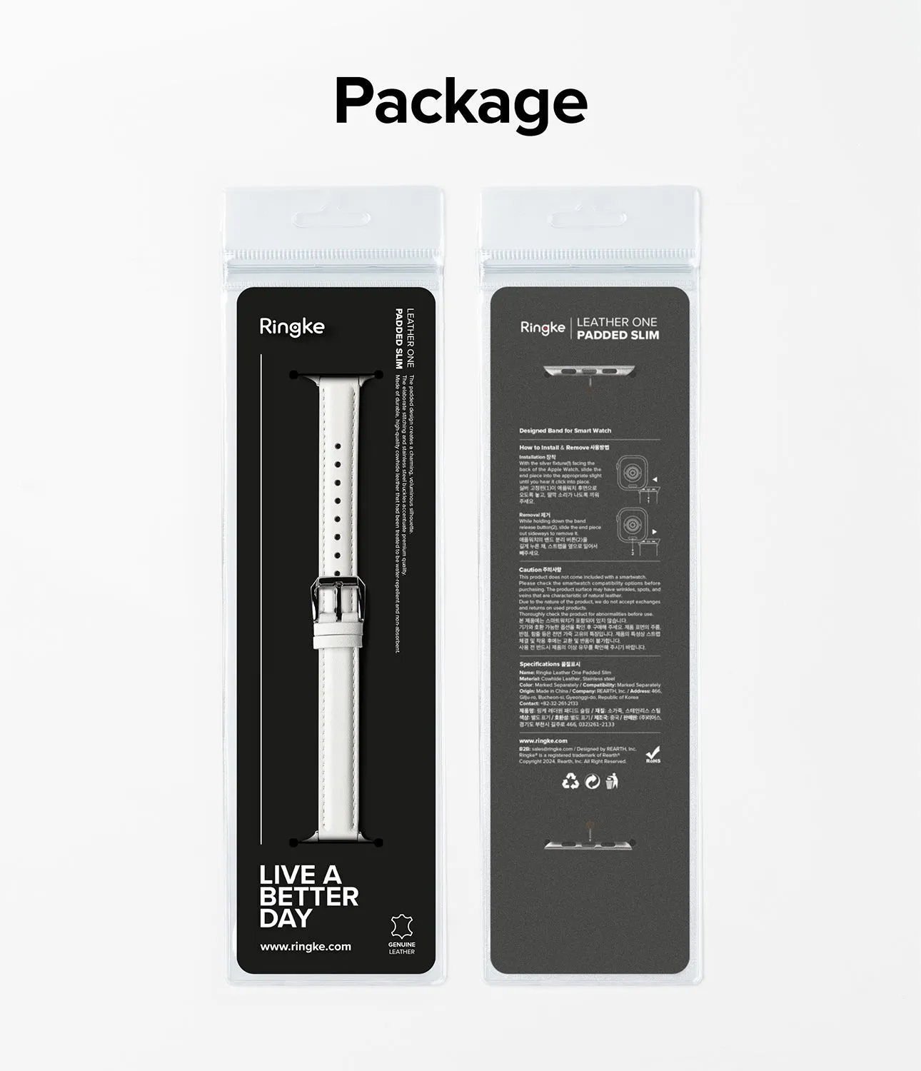 Flash Sale! Leather One Padded Slim  Last Chance!