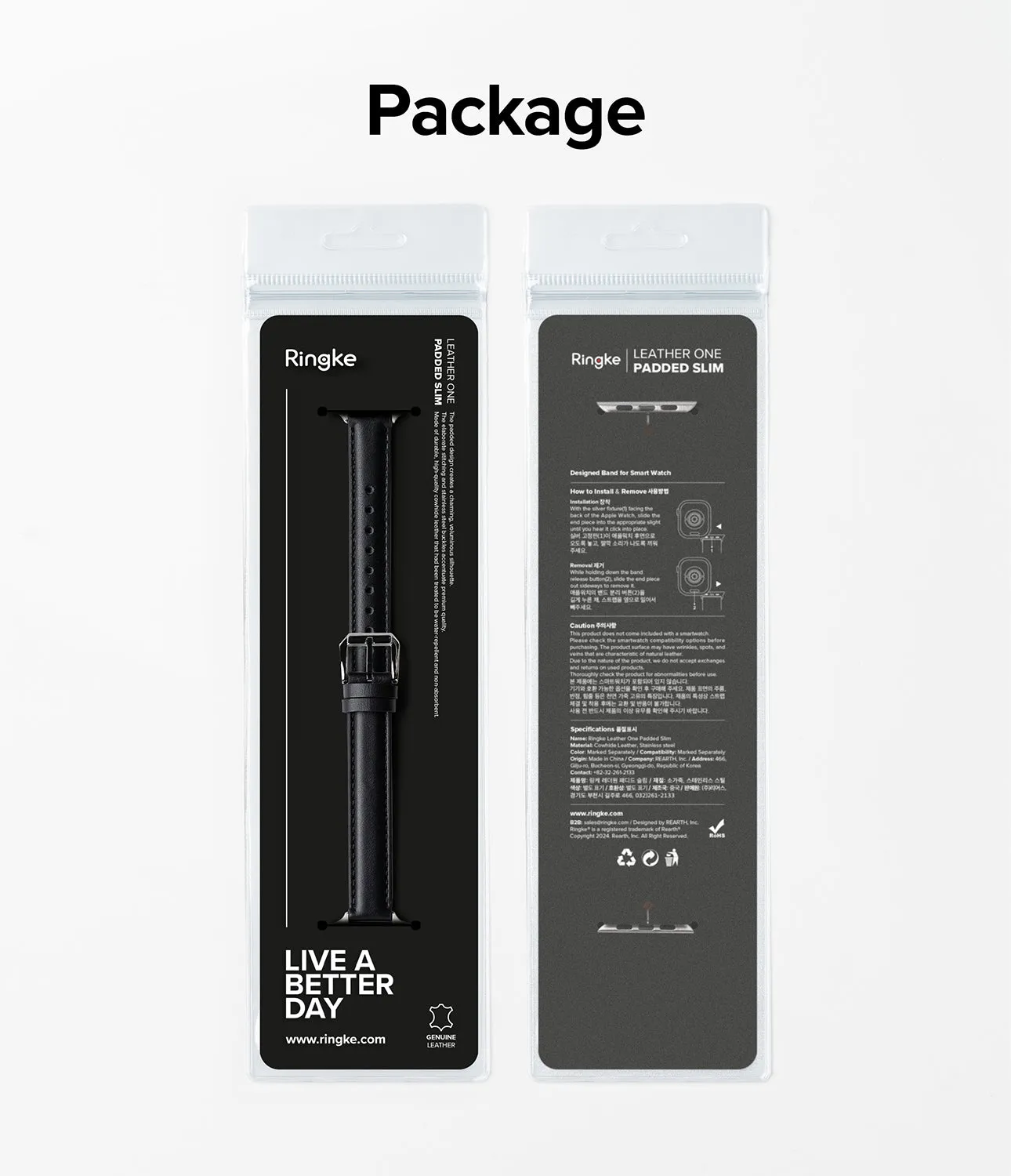Flash Sale! Leather One Padded Slim  Last Chance!