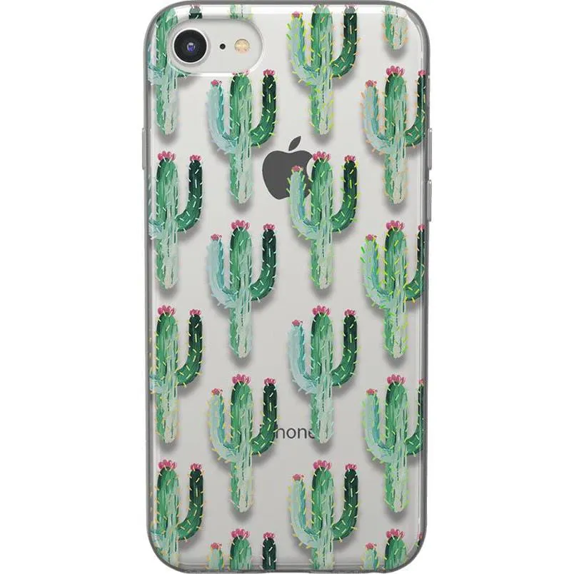 Flash Sale! Lookin' Sharp | Cactus Patterned Clear Floral Case  Last Few Pieces!