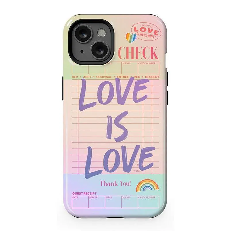 Flash Sale! Love is Love | Guest Check Pride Case  Dont Miss Out!