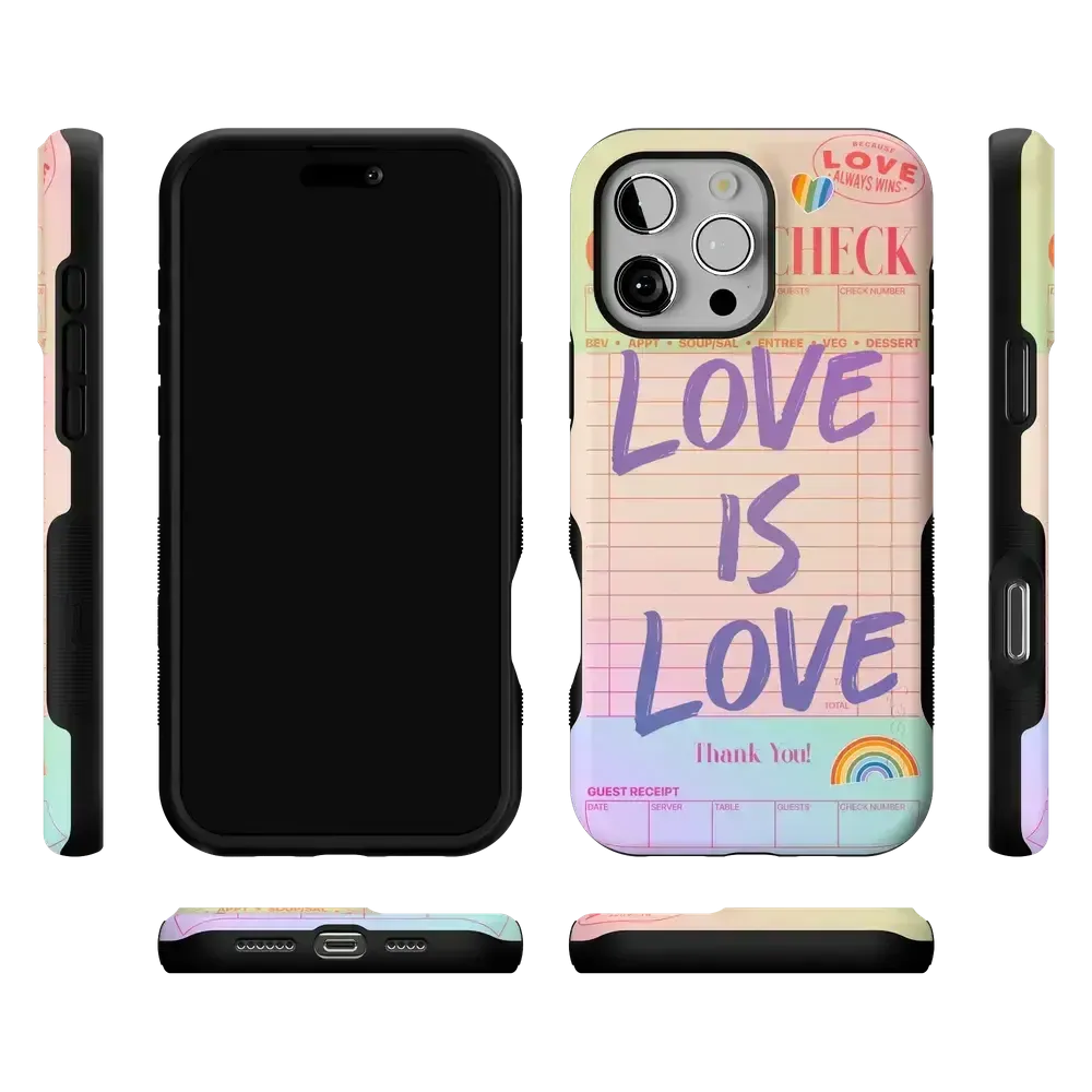 Flash Sale! Love is Love | Guest Check Pride Case  Dont Miss Out!