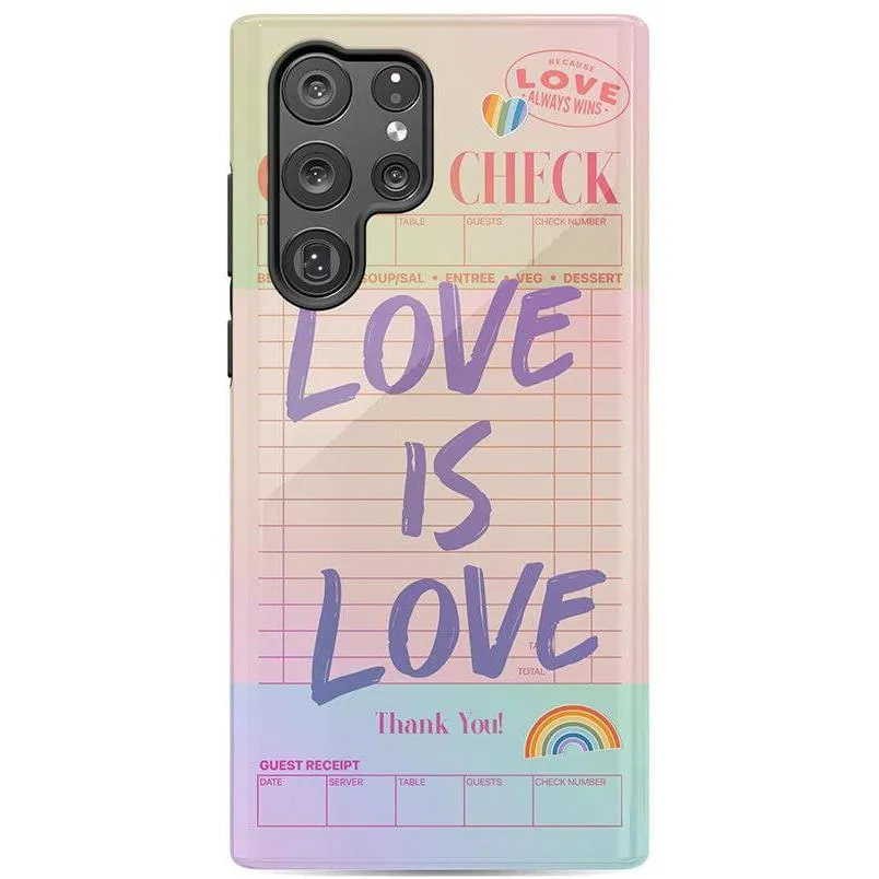 Flash Sale! Love is Love | Guest Check Pride Case  Dont Miss Out!