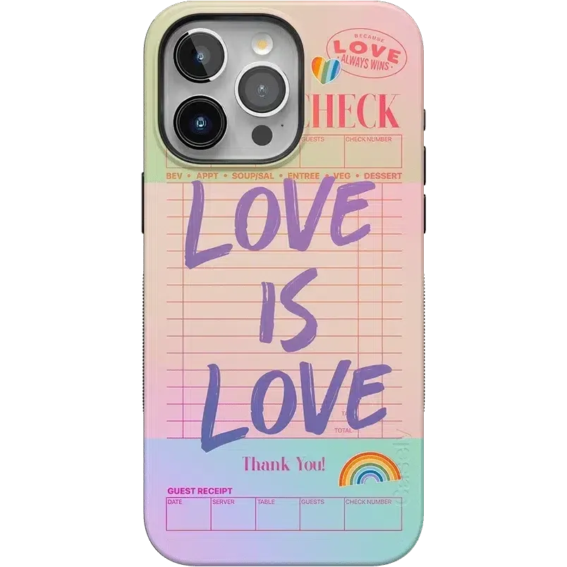 Flash Sale! Love is Love | Guest Check Pride Case  Dont Miss Out!