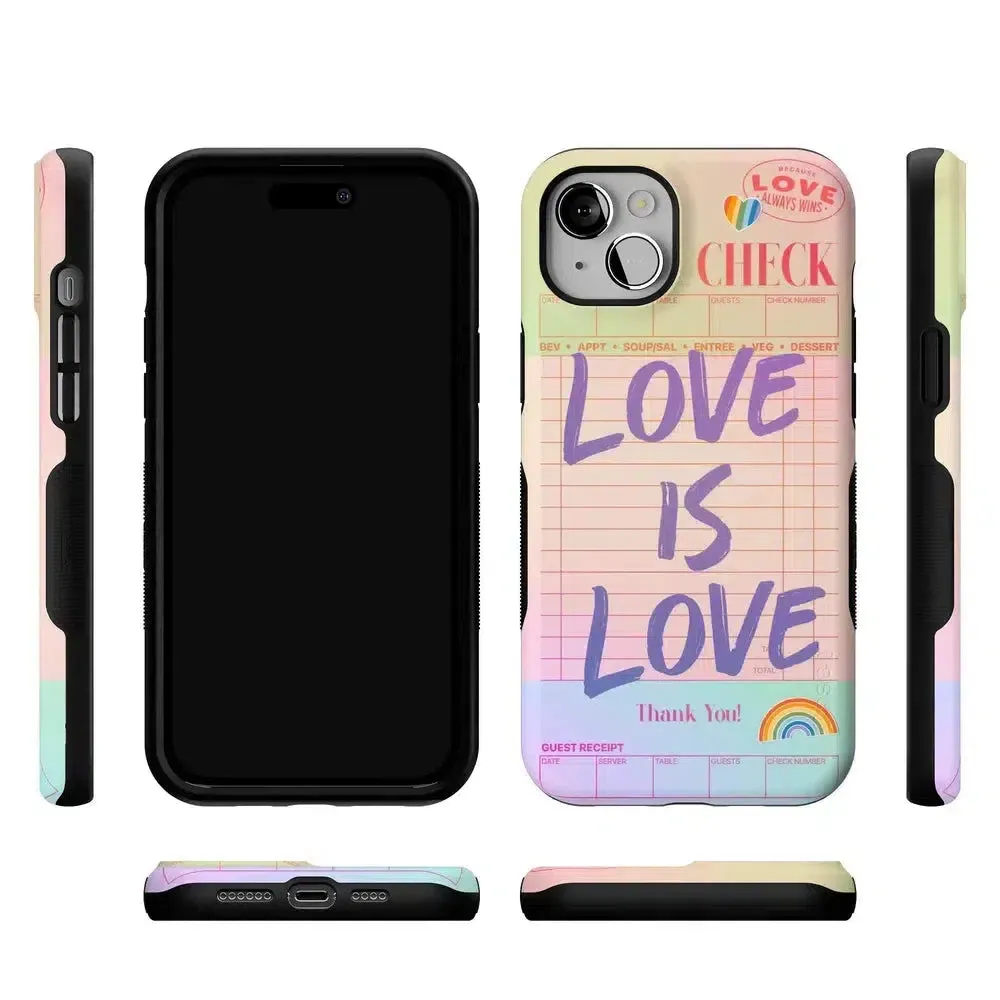 Flash Sale! Love is Love | Guest Check Pride Case  Dont Miss Out!