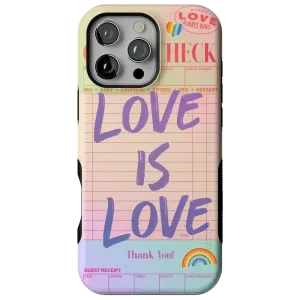 Flash Sale! Love is Love | Guest Check Pride Case  Dont Miss Out!
