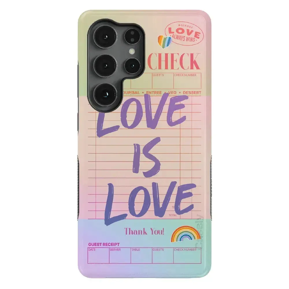 Flash Sale! Love is Love | Guest Check Pride Case  Dont Miss Out!
