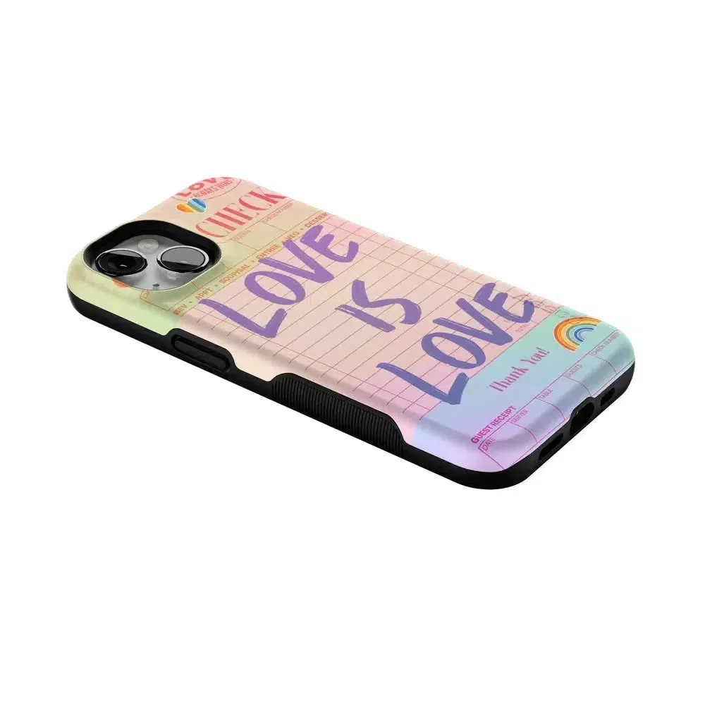 Flash Sale! Love is Love | Guest Check Pride Case  Dont Miss Out!