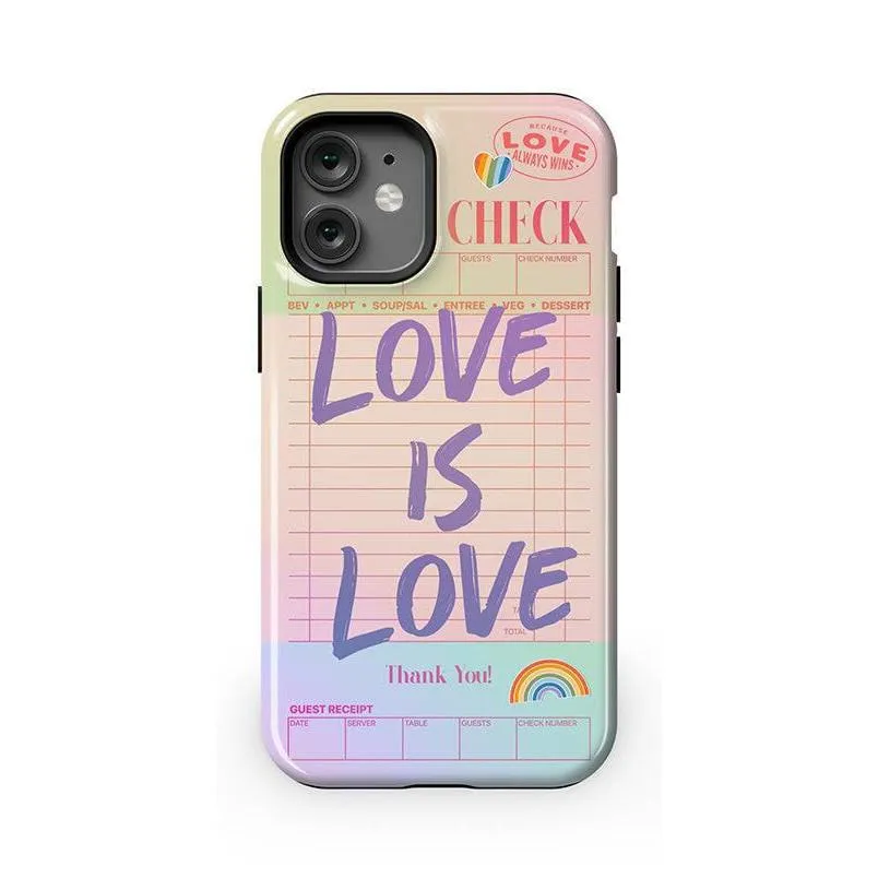 Flash Sale! Love is Love | Guest Check Pride Case  Dont Miss Out!