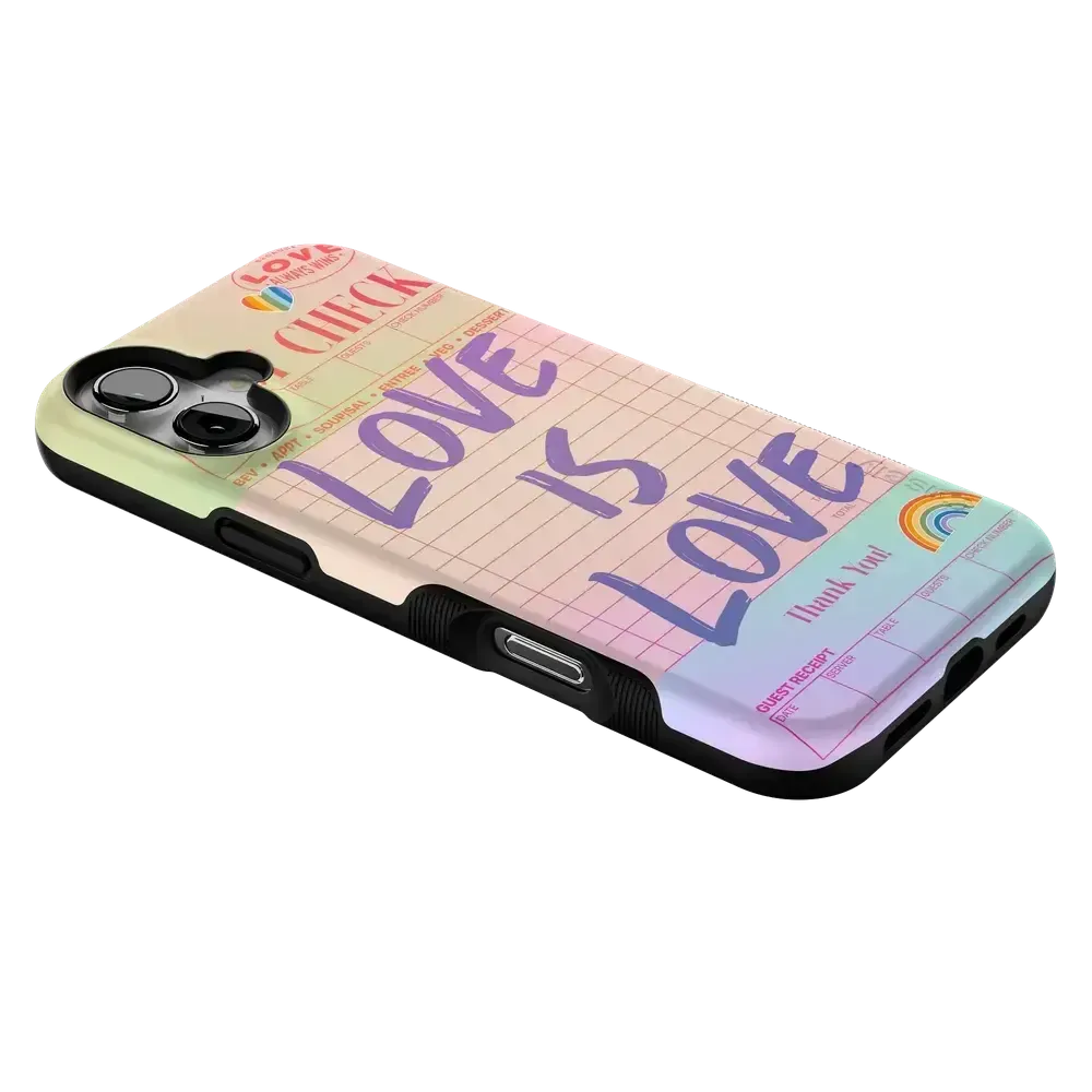 Flash Sale! Love is Love | Guest Check Pride Case  Dont Miss Out!