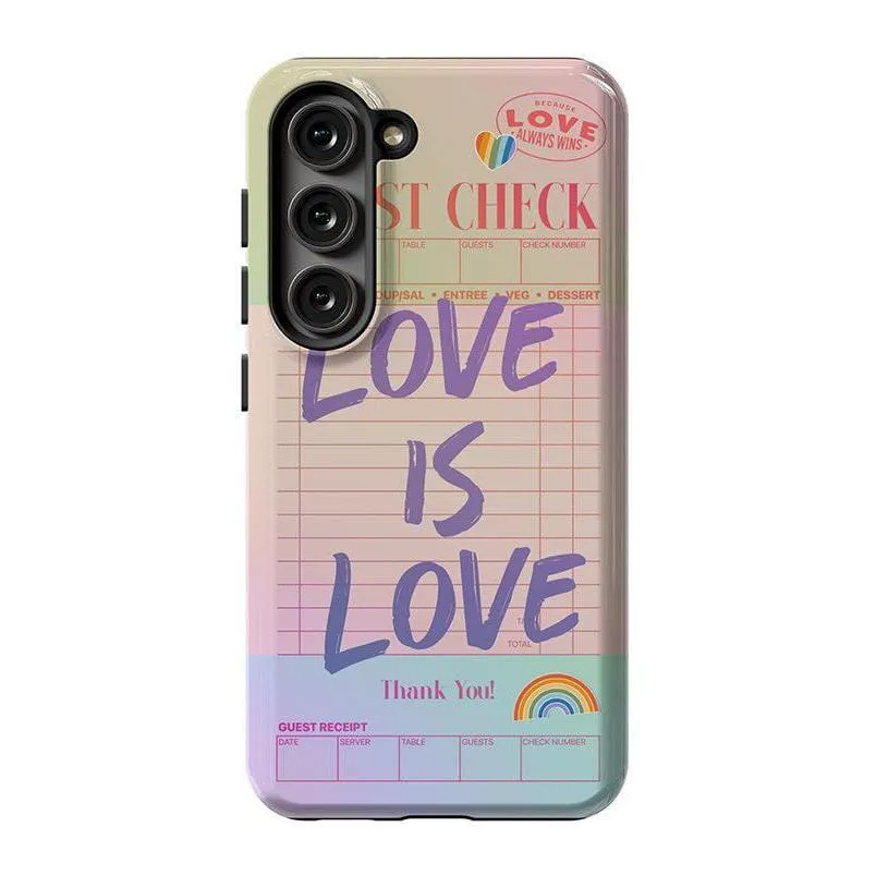 Flash Sale! Love is Love | Guest Check Pride Case  Dont Miss Out!